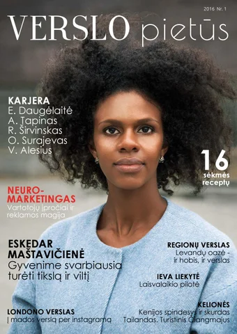 Sandra Vilimaite, redaktore, zurnalas verslo pietus