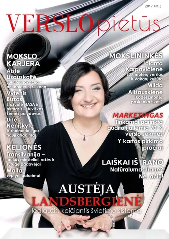 Sandra Vilimaite, redaktore, zurnalas verslo pietus